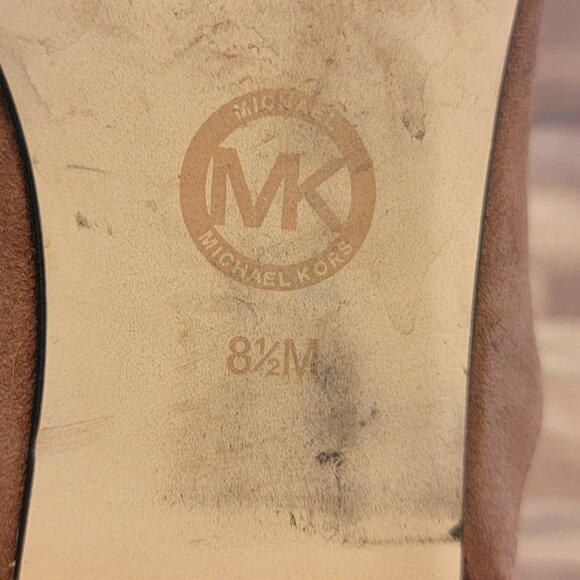 MICHAEL Michael Kors Nadia Brown Suede Slide/Slip On Shoes - Picture 13 of 13